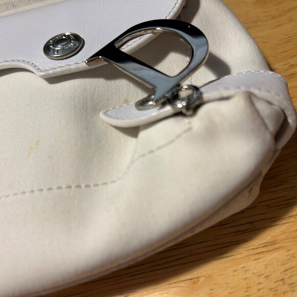 Womens Christian Dior Laced Surf BO N 0044 Off-White Canvas Leather Handbag - Picture 16 of 16